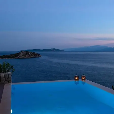 Βίλα Kalamos -elegant With Direct Sea Access